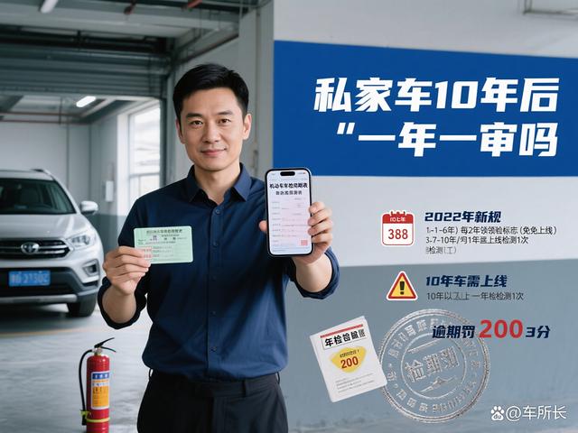 私家车用了 10 年,就得一年一审吗?-有驾