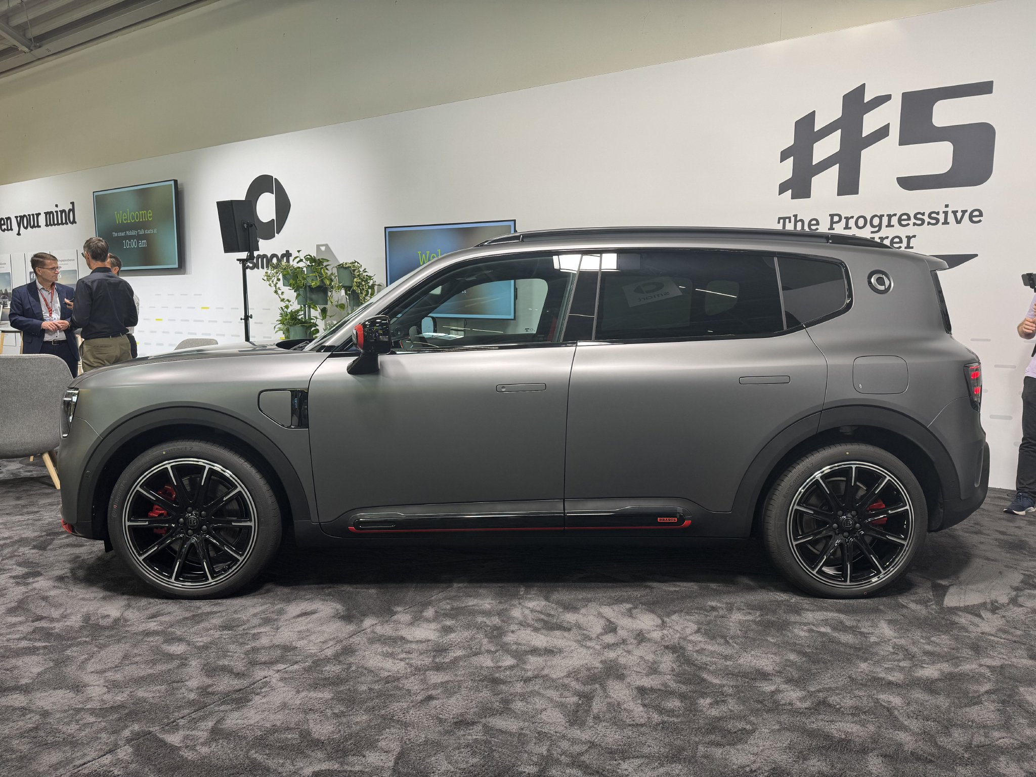 2025慕尼黑车展:smart #5 BRABUS亮相