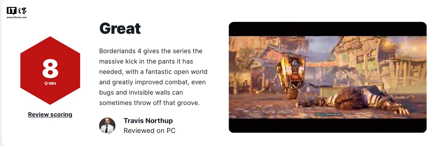 _游戏《无主之地4》明日发售，IGN打出8分评价_游戏《无主之地4》明日发售，IGN打出8分评价