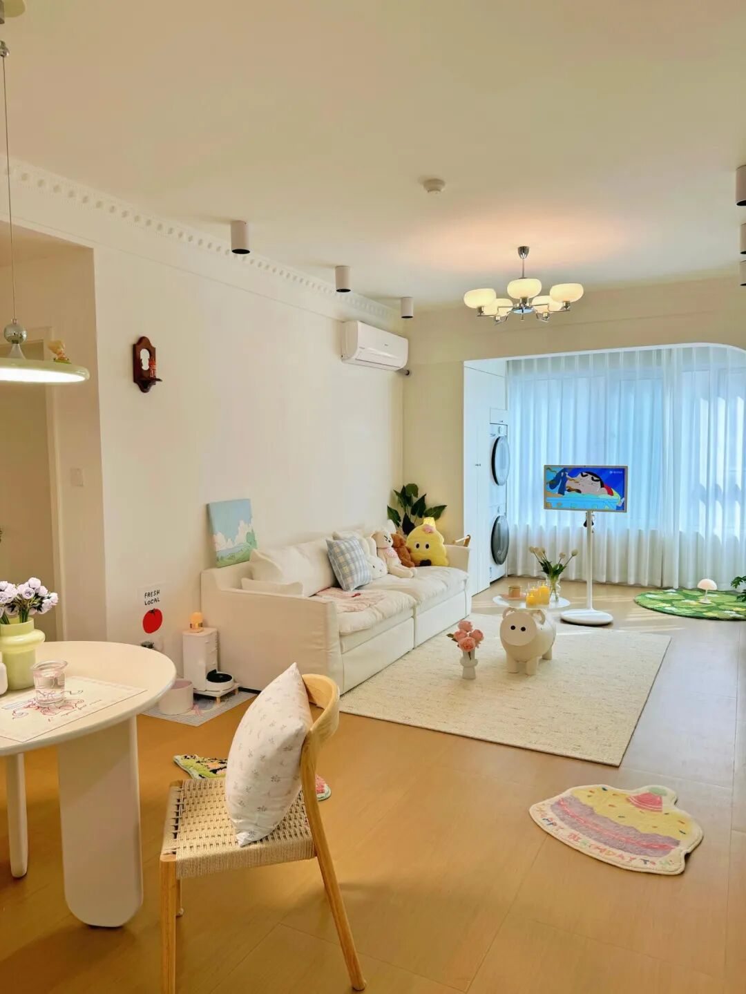 客厅空调挂机怎么装饰__客厅安挂式空调怎么安好看