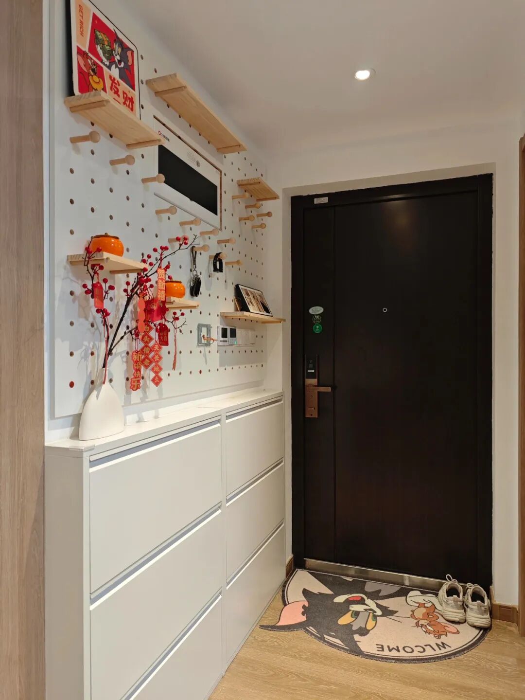 _玄关鞋柜百科_玄关鞋柜隔断柜效果图大全