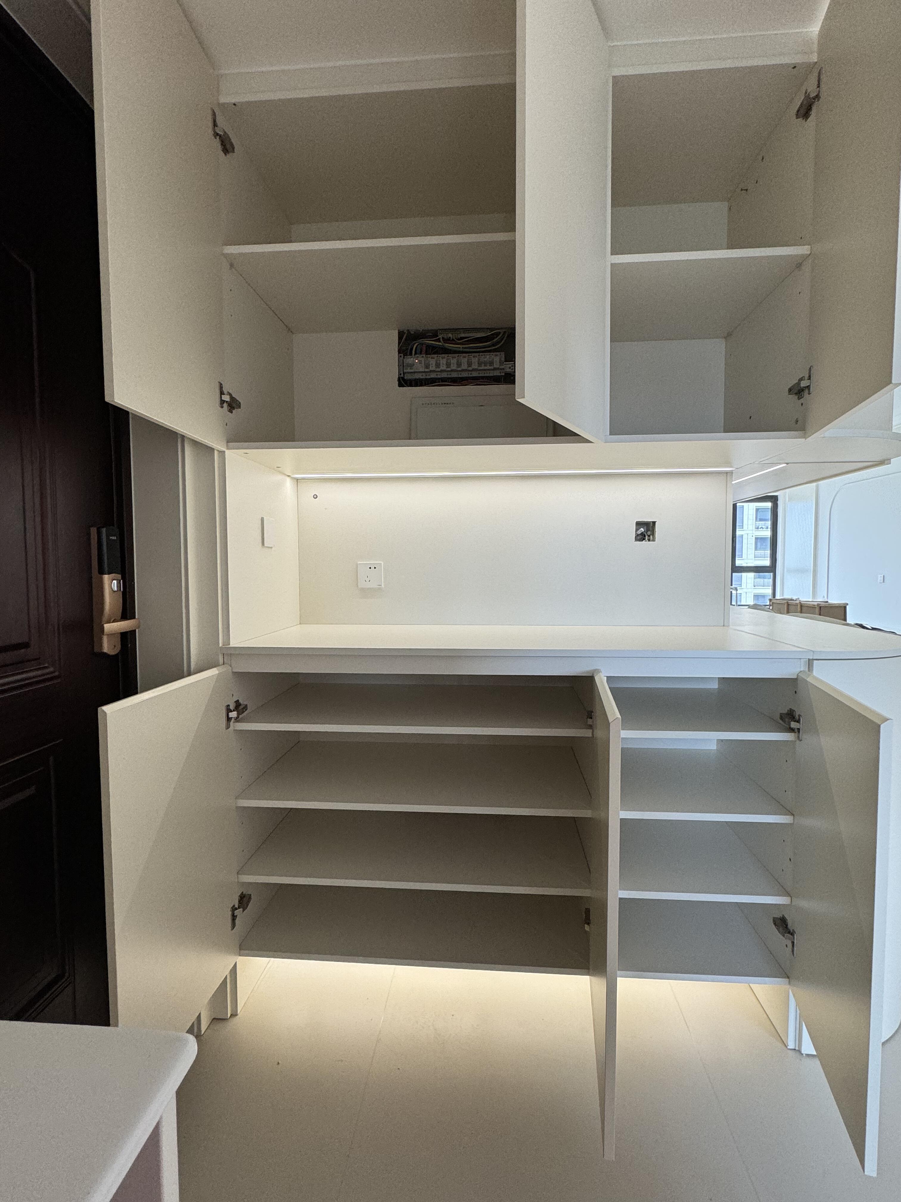 玄关鞋柜隔断柜效果图大全_玄关鞋柜百科_