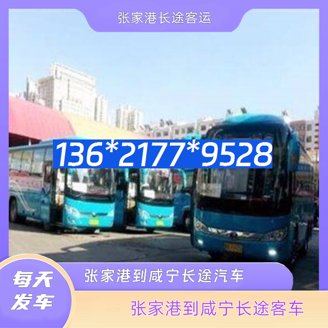 张家港到咸宁的长途客车-张家港到咸宁客运汽车-安全放心-有驾