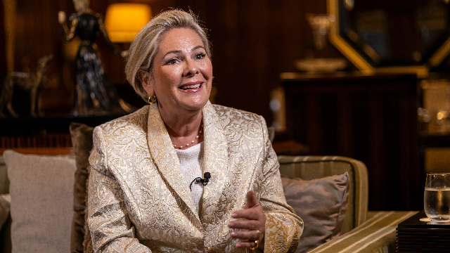 冰岛总统托马斯多蒂尔接受第一财经独家专访 （第一财经记者吴军摄）