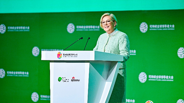 托马斯多蒂尔在2025可持续全球领导者大会 （来源：主办方提供）